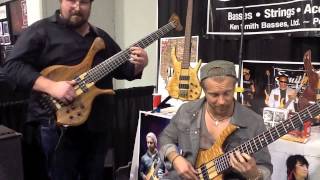 Bass Southwest NAMM 2014 Hadrien Feraud and Federico Malaman [upl. by Abbey]