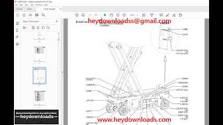 Genie Lift Truck GS 2032 GS 2632 GS 3232 Parts Manual 1306158GT [upl. by Petronilla]