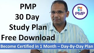 PMP 30 Day Study Plan  Free Download [upl. by Jannel]