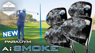 Callaway Golf  First Hits  The NEW Ai Smoke Drivers [upl. by Aisat]