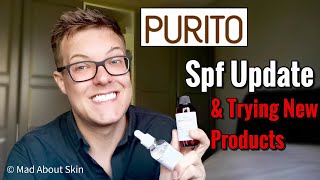 Testing New PURITO SKINCARE and SPF Update  Purito Vitamin C Serum and Squalane Oil [upl. by Hilary]