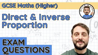 Direct amp Inverse Proportion 3 • Exam Questions • GCSE Maths Higher 🧮 [upl. by Iolenta]