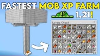 FASTEST 121 MOB XP FARM In Minecraft Without Mob Spawner [upl. by Hitchcock]