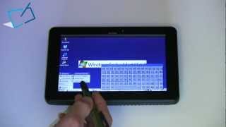 7quot Win CE TabletTerminal VESA mountable [upl. by Airdnalahs830]