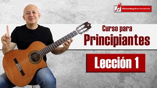 Curso de guitarra para principiantes lección 1  Posición [upl. by Kirch]