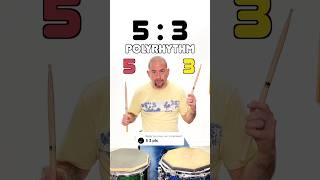 53 Polyrhythm in 15 Seconds drums [upl. by Iphigenia]