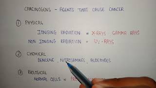 Cancer causing agents  carcinogenic agents  causes of cancer  Cancer reasons [upl. by Ettinger]