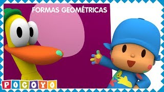 💠Aprenda as FORMAS GEOMÉTRICAS com Pocoyo 8 formas 💠Vídeos Educativos para Crianças [upl. by Nedyah972]