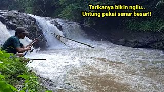 MANCING DI SPOT EKSTRIM ARUSNYA SUPER DERAS MENGGUNAKAN UMPAN TEMPE [upl. by Dorothee667]