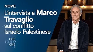 Che tempo che fa  Lintervista a Marco Travaglio sulla storia del conflitto tra Israele e Palestina [upl. by Laram]