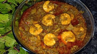 Gongura Royyalu curry Andhra style gongura Royyalu curry gongura prawns recipe 😋 [upl. by Old]