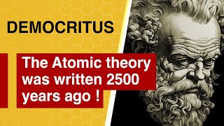 Democritus Philosophy  Who was the First to discover the ATOM   A Remarkable Ancient Theory [upl. by Asserac]