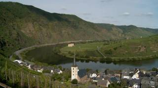 Calmont an der Mosel der steilste Weinberg Europas  Mosel Weinberg Deutschland [upl. by Aylat]