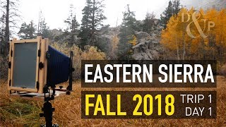 Landscape Photography Large Format  Eastern Sierra Fall 2018 Trip 1 Day 1 [upl. by Raknahs847]