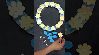 How to the paper flower hand craft  cardboard craft  craft India sm channel [upl. by Mashe]