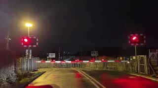 Night Mode Dock Hills Level Crossing South Yorkshire Saturday 09122023 [upl. by Eelorac]