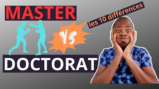 Master vs Doctorat PhD Les 10 Différences [upl. by Ardith]