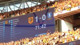 Hull City 10 Sheffield Wednesday Championship PlayOff Final Diame Goal [upl. by Kati]