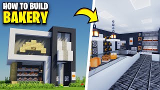 How To Build A BAKERY In Minecraft [upl. by Lurie]