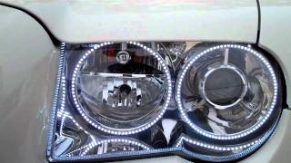 Ultra Audioworks Halo Headlights Chrysler 300c [upl. by Aneloj92]