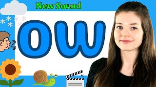 Phonics OW sound full lesson digraph [upl. by Caspar]