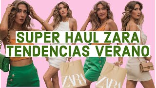 MODA Haul de Zara NUEVA TEMPORADA Verano 2021TENDENCIAS [upl. by Anaid226]