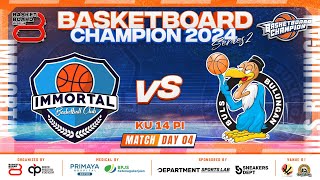 🔴 SERI1 D4  Match 1  IMMORTAL VS BULS BULUNGAN  KU 14 PI  🏅 BASKETBOARD CHAMPION SERIES 2 2024 [upl. by Queenie]