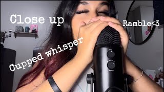 ASMR Cupped whisper ramble🤍 [upl. by Assylem]