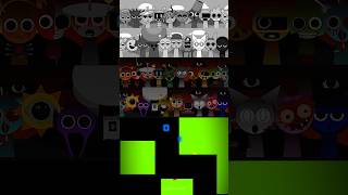 All Incredibox Sprunki Characters Singing Together Mod Happy vs Horror  Blue Bouncing Square [upl. by Aihceyt]