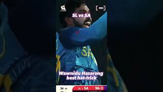 Wanidu Hasarangas best hattrick🔥🔥🔥🇱🇰trending shortvideo cricketing srilanka [upl. by Happy]