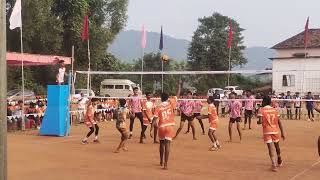 ALVAS vs Punyakoti kairangala  dakshinakannada puc volleyball tournament at mundaje [upl. by Enyal]