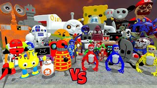 ⚔️All Metallic 3D Memes vs All Nightmare 3D Memems Nextbot With GmodBob [upl. by Ydner]