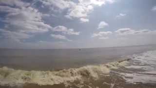 INFLATABLE BOAT LAUNCH AND TRY OUT IN SKEGNESS [upl. by Yelreveb498]