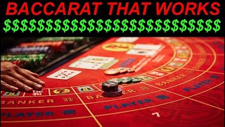 BACCARAT STRATEGY THAT WORKS [upl. by Donia137]