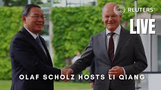 LIVE German Chancellor Olaf Scholz receives Chinese Premier Li Qiang [upl. by Sloan]