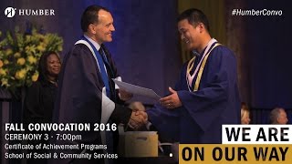 Fall Convocation 2016  Ceremony 3 [upl. by Elocen]