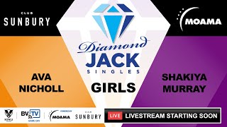 2024 Diamond Jack Junior Singles  Girls Sectional [upl. by Ramahs]