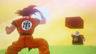 Dragon Ball Z Kakarot Goku Uses Spirit Bomb On A Brick [upl. by Nytsirhc80]