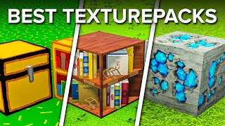 10 MUST TRY Texturepacks For Minecraft [upl. by Nerrej]