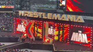 Wrestlemania 40 becky lynch and rhea ripley entrance [upl. by O'Donnell]