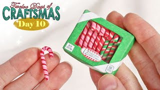 Peppermint Candy Canes with Box – Day 10 – Twelve Days of Craftsmas [upl. by Tamiko]