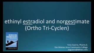 How to pronounce ethinyl estradiol  norgestimate Ortho Tri Cyclen Memorizing Pharmacology [upl. by Yerroc]