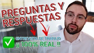 9 Preguntas y Respuestas en una Entrevista de Trabajo para Ser Programador Web  Víctor Robles [upl. by Haletta]