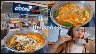 Trying the first ever Dookki Korean Topokki Buffet in the Philippines [upl. by Aneekan282]