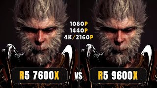 AMD Ryzen 5 7600x vs Ryzen 5 9600x  1080p 1440p 4K  Ultimate Comparison  4070 Ti Super [upl. by Asoj62]