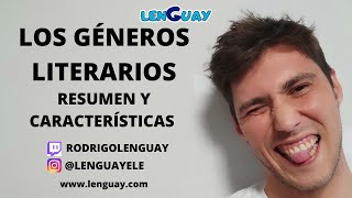 Los géneros literarios Lengua Bachillerato Selectividad Comentario de texto EVAU PEVAU [upl. by Magavern]