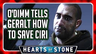 Witcher 3 🌟 Gaunter ODimm Tells Geralt How To Save Ciri amp Get the Best Ending 🌟 HEARTS OF STONE [upl. by Anada]