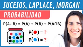 SUCESOS Leyes de LAPLACE y MORGAN 🎲 PROBABILIDAD desde CERO [upl. by Rina301]