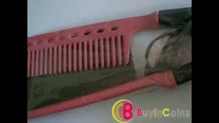 DIY Salon Hairdress Styling Hair Straightener V Comb [upl. by Fenn413]