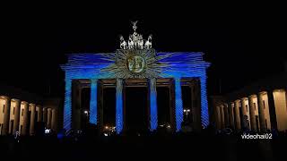 FESTIVAL of LIGHTS Berlin 2022 D ie Brandenburger T or Show [upl. by Combes]